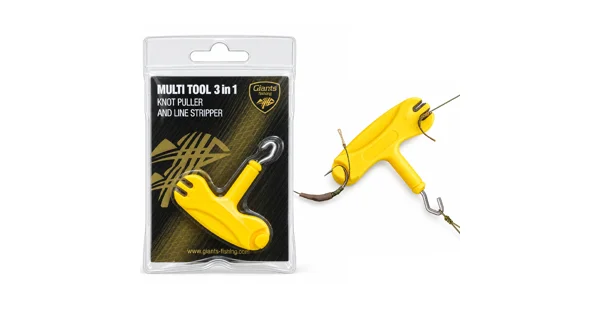 GIANTS FISHING - Doťahovač uzlov a sťahovač šnúrok Multi Tool 3in1 Knot Puller and Line Stripper