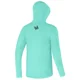GIANTS FISHING - Funkčné tričko s dlhým rukávom UV50+Hoodie Blue veľ. 2XL