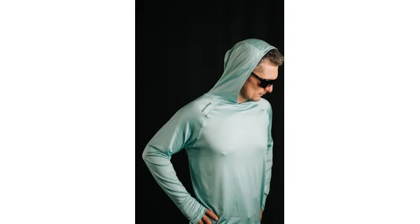 GIANTS FISHING - Funkčné tričko s dlhým rukávom UV50+Hoodie Blue veľ. 2XL