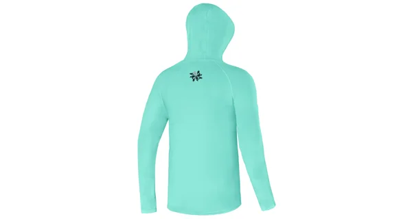 GIANTS FISHING - Funkčné tričko s dlhým rukávom UV50+Hoodie Blue veľ. L