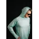 GIANTS FISHING - Funkčné tričko s dlhým rukávom UV50+Hoodie Blue veľ. M