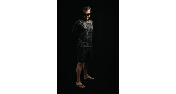GIANTS FISHING - Funkčné tričko s dlhým rukávom UV50+Hoodie Camo Grey veľ. M