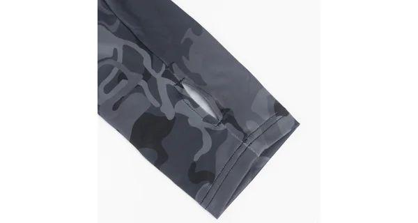 GIANTS FISHING - Funkčné tričko s dlhým rukávom UV50+Hoodie Camo Grey veľ. S