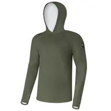 GIANTS FISHING - Funkčné tričko s dlhým rukávom UV50+Hoodie Dark Green veľ. L