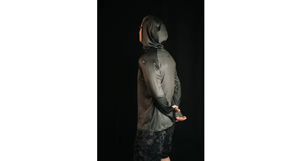 GIANTS FISHING - Funkčné tričko s dlhým rukávom UV50+Hoodie Dark Green veľ. XL