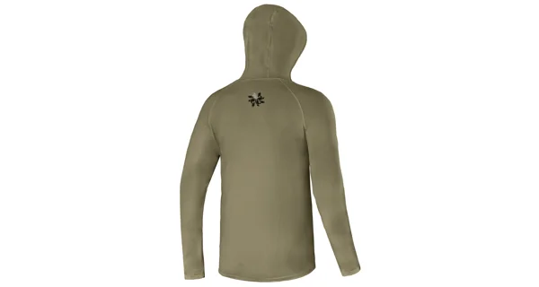 GIANTS FISHING - Funkčné tričko s dlhým rukávom UV50+Hoodie Olive Green veľ. 2XL