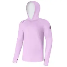 GIANTS FISHING - Funkčné tričko s dlhým rukávom UV50+Hoodie Purple veľ. M