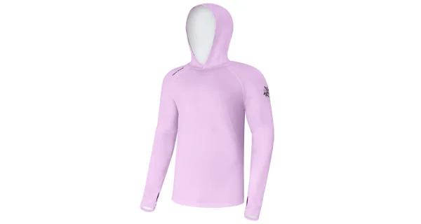 GIANTS FISHING - Funkčné tričko s dlhým rukávom UV50+Hoodie Purple veľ. S