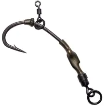 GIANTS FISHING - Kaprový náväzec Ronnie Rig with Micro Swivel veľ. 4 2 ks