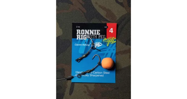 GIANTS FISHING - Kaprový náväzec Ronnie Rig with Peg veľ. 6 2 ks
