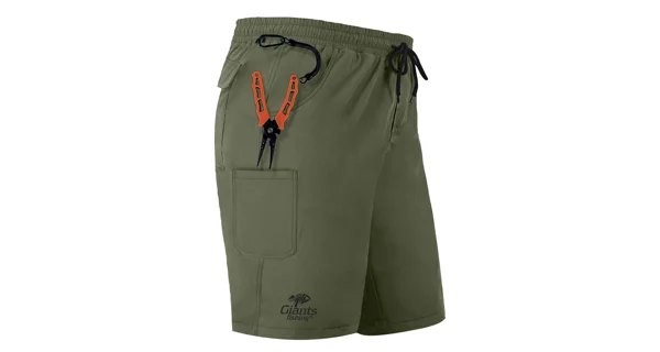GIANTS FISHING - Kraťasy Shorts Quick Dry UV50+Olive Green veľ. L