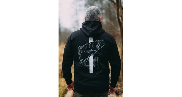 GIANTS FISHING - Mikina Pstruh Čierna veľ. 3XL