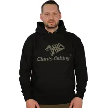GIANTS FISHING - Mikina s kapucňou Čierna Camo Logo veľ. 4XL