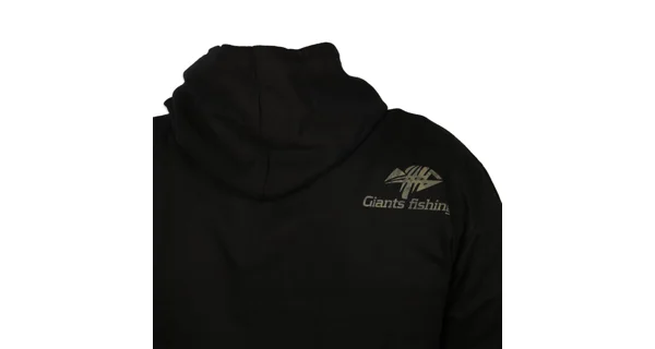GIANTS FISHING - Mikina s kapucňou Čierna Camo Logo veľ. 4XL