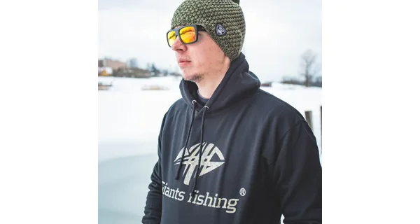 GIANTS FISHING - Mikina s kapucňou Čierna Camo Logo veľ. XL
