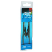GIANTS FISHING - Montáž s olovenou šnúrkou Leadcore 45 lb Leadclip 2 ks Camo Weed 100 cm