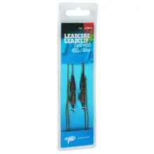 GIANTS FISHING - Montáž s olovenou šnúrkou Leadcore 45 lb Leadclip 2 ks Camo Weed 60 cm
