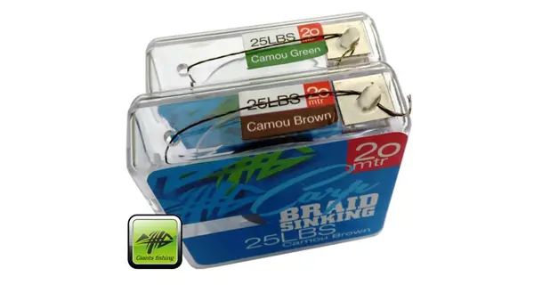 GIANTS FISHING - Náväzcová šnúrka Carp Braid Sinking 25 lb 20 m Camou Green