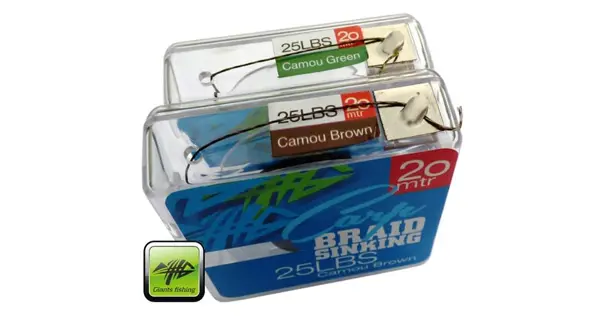 GIANTS FISHING - Náväzcová šnúrka Carp Braid Sinking 35 lb 20 m Camou Brown