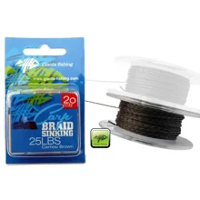 GIANTS FISHING - Náväzcová šnúrka Carp Braid Sinking 35 lb 20 m Camou Brown