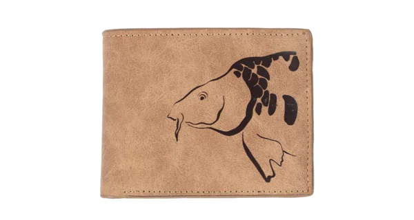 GIANTS FISHING - Peňaženka hnedá hlava kapra Brown Wallet Carp Head