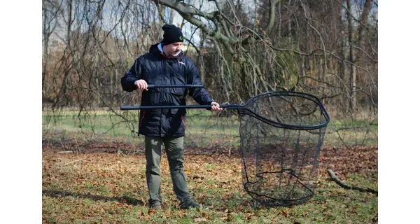 GIANTS FISHING - Podberák Deluxe Landing Net Rubber 85x75 cm