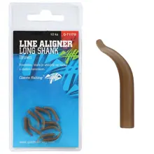 GIANTS FISHING - Rovnátka na háčik Line Aligner Long Shank Large Brown veľ. 2-6 10 ks