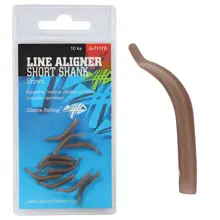 GIANTS FISHING - Rovnátka na háčik Line Aligner Short Shank Large Brown veľ. 2-6 10 ks