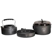GIANTS FISHING - Sada riadu s kanvičkou 3 Piece Pan & Kettle Set