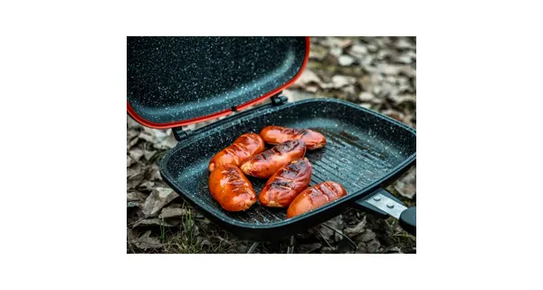 GIANTS FISHING - Set Panvica na varenie Eazi Pan Medium + Nerezový thermo hrnček 400 ml