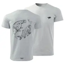 GIANTS FISHING - Tričko Kapor s kostrou Šedé veľ. 2XL