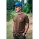 GIANTS FISHING - Tričko Rak Hnedé veľ. L