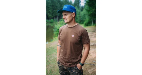 GIANTS FISHING - Tričko Rak Hnedé veľ. M