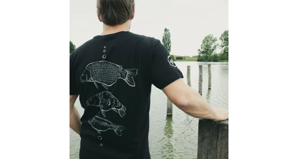 GIANTS FISHING - Tričko Tri kapry Čierne veľ. S