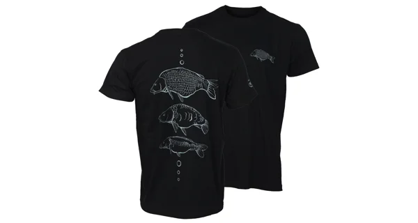 GIANTS FISHING - Tričko Tri kapry Čierne veľ. XL