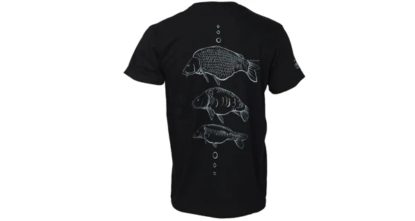 GIANTS FISHING - Tričko Tri kapry Čierne veľ. XL