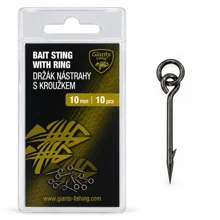 GIANTS FISHING - Tŕň s krúžkom Bait Sting with Ring 10 mm 10 ks