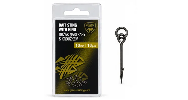 GIANTS FISHING - Tŕň s krúžkom Bait Sting with Ring 10 mm 10 ks
