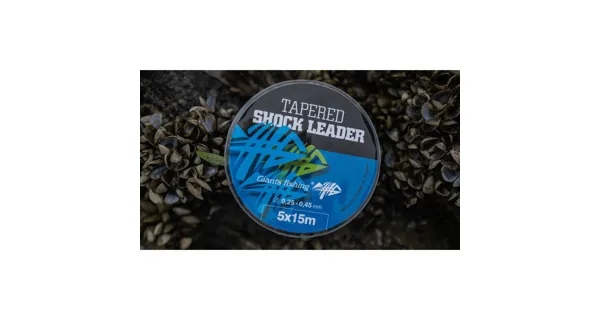 GIANTS FISHING - Ujímaný šokový vlasec Tapered Shock Leader 0,30-0,50 mm 15 m