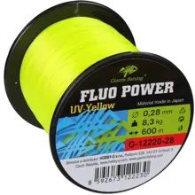 GIANTS FISHING - Vlasec Fluo Power UV-Yellow 0,28 mm 8,3 kg 600 m