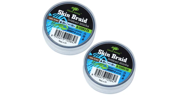 GIANTS FISHING - Vyzliekacia šnúra Carp Line Skin Braid 25 lb 20 m Camo Brown