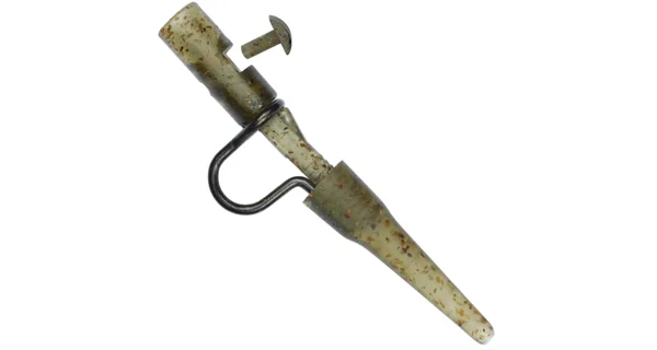 GIANTS FISHING - Záves na záťažku Heavy Duty Lead Clip with Pin Camo 6 ks
