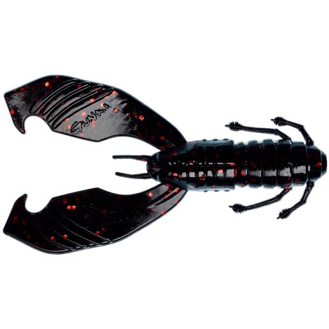 GUNKI - Boogie craw 7,5 cm black red flake 10 ks