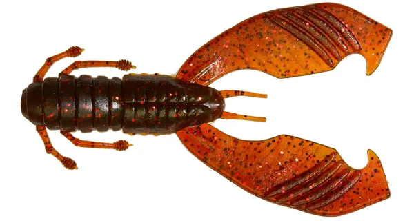 GUNKI - Boogie craw 9 cm hnedý oil red flake 8 ks