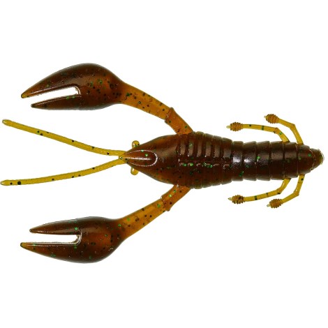 GUNKI - Gumová nástraha Hourra Craw Pumking Green Flake 7,5 cm 10 ks