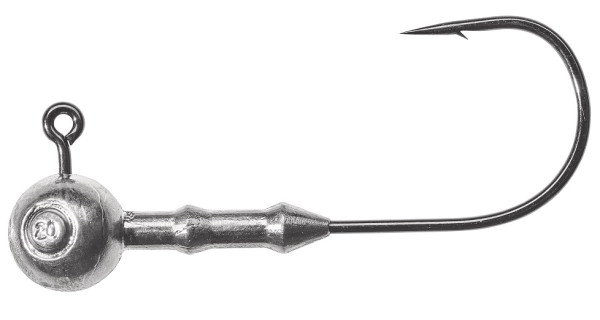GUNKI - Jigová hlavička Jig Round Pike Natural veľ. 8/0 30 g 1 ks