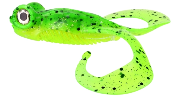 GUNKI - Nástraha Bull Frog 10 cm Lime Chart Pepper 2 ks