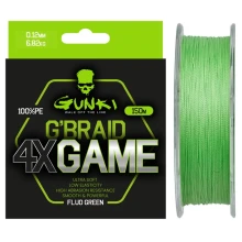 GUNKI - Pletená šnúra G Braid 4X Game 0,14 mm 8,18 kg 150 m