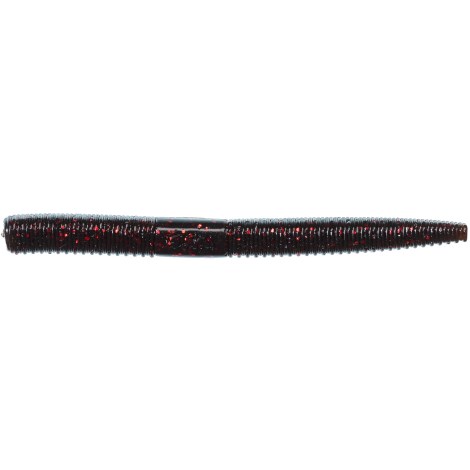 GUNKI - Skip worm 10 cm cola red flake - špeciálne 8 ks