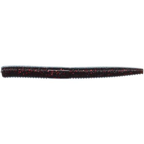 GUNKI - Skip worm 10 cm cola red flake - špeciálne 8 ks